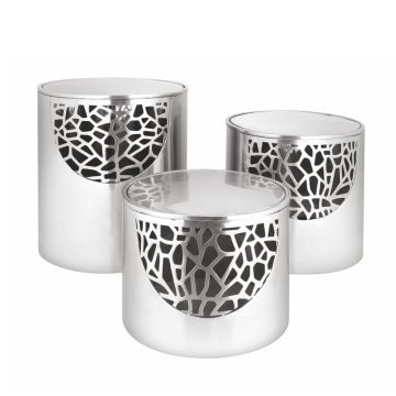 Подставка фуршетная стойка d 19 см h15,5 см круглая перфорация нерж. P.L. Hotelware