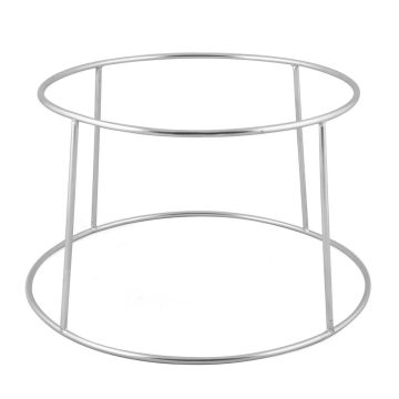 Подставка фуршетная стойка d 27,5/32 см h19 см круглая прут нерж. P.L. Proff Cuisine