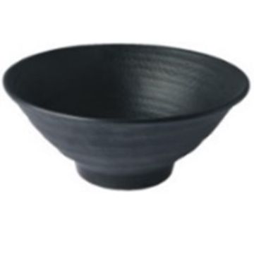 Салатник 1400 мл миска для лапши d 24,8 см пластик меламин Black Finish P.L. Proff Cuisine