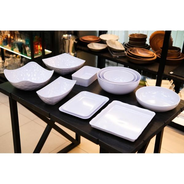 Салатник 6000 мл 33*13 см круглый White пластик меламин P.L. Proff Cuisine