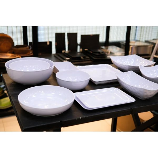 Салатник 6000 мл 33*13 см круглый White пластик меламин P.L. Proff Cuisine